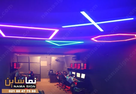 نورپردازی تابلو گیم نت